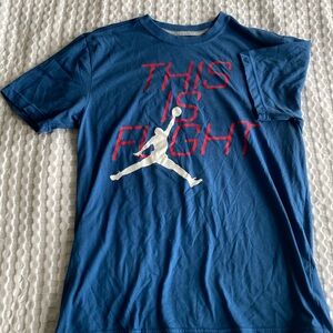 Air Jordan blue tshirt